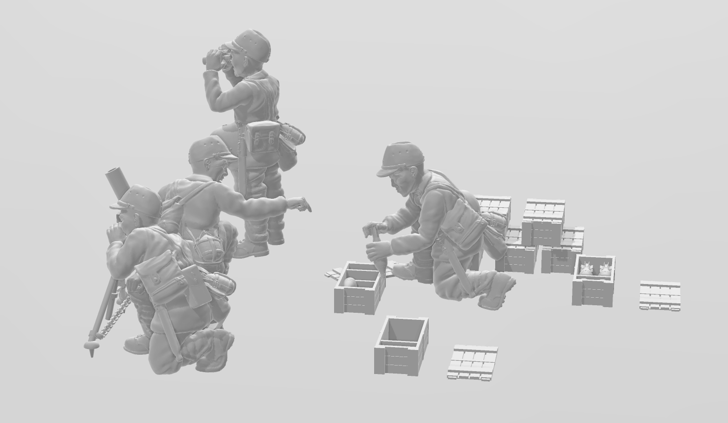 IJA Type 97 8cm Medium Mortar Team (Digital)