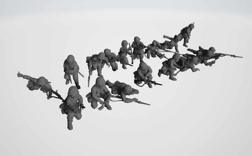 IJA Grenadier Infantry Squad Defensive Fighting (Digital)