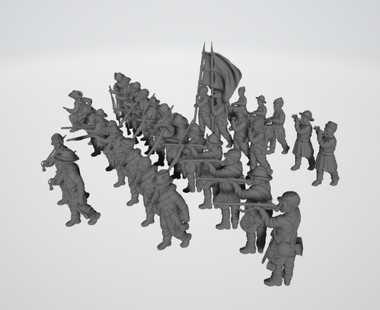Confederate Ragged 62 Infantry Digital Pack